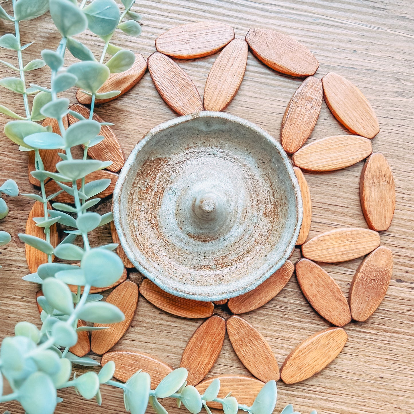 Country White Ring Bowl