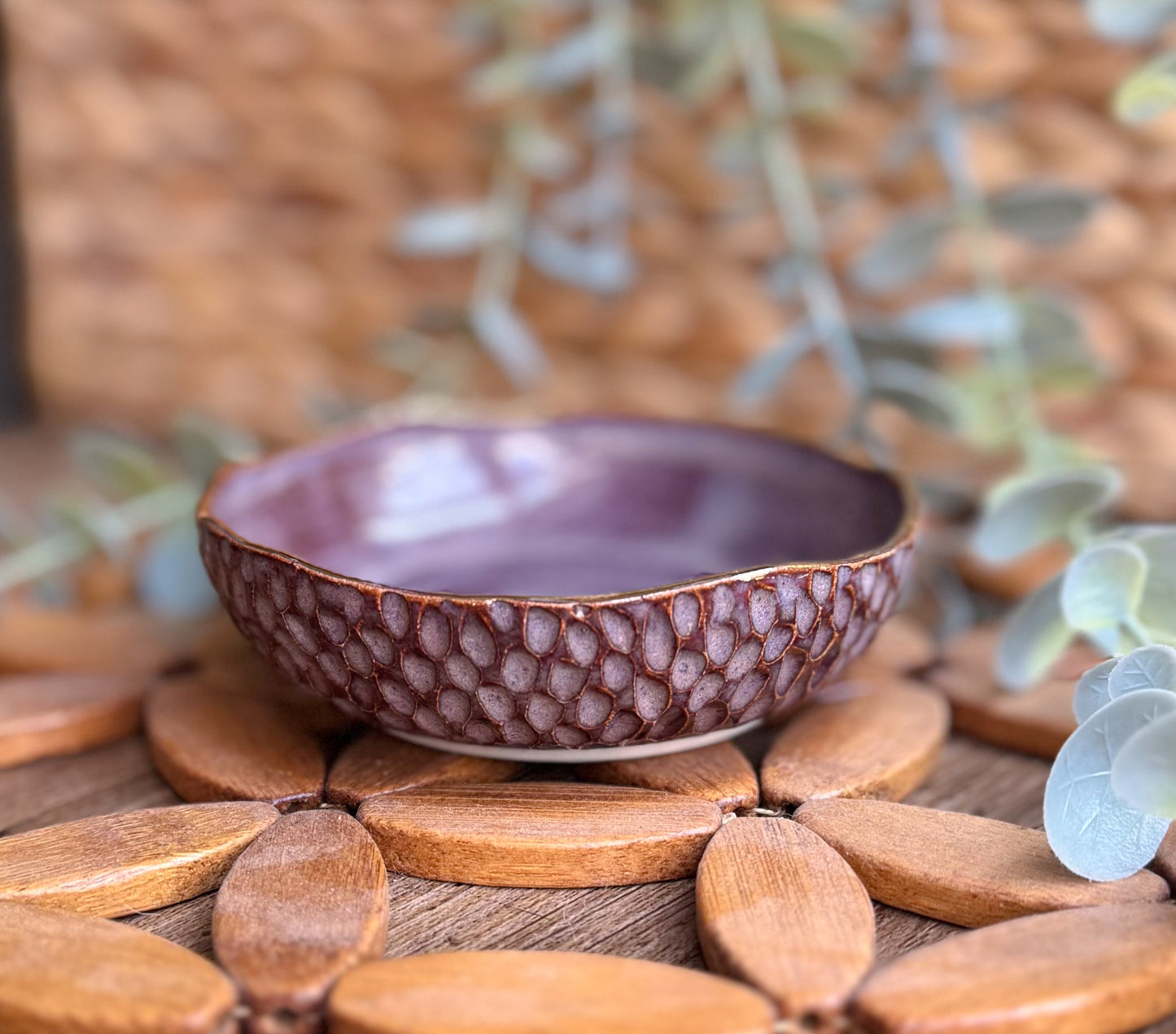 24k Gold Trimmed Accent Dish