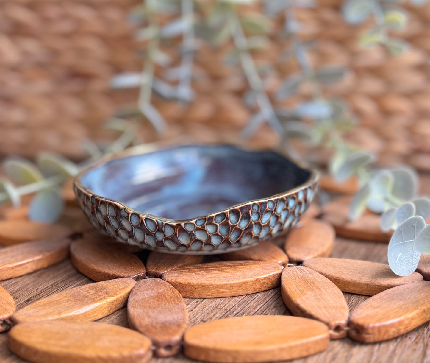 24k Gold Trimmed Accent Dish