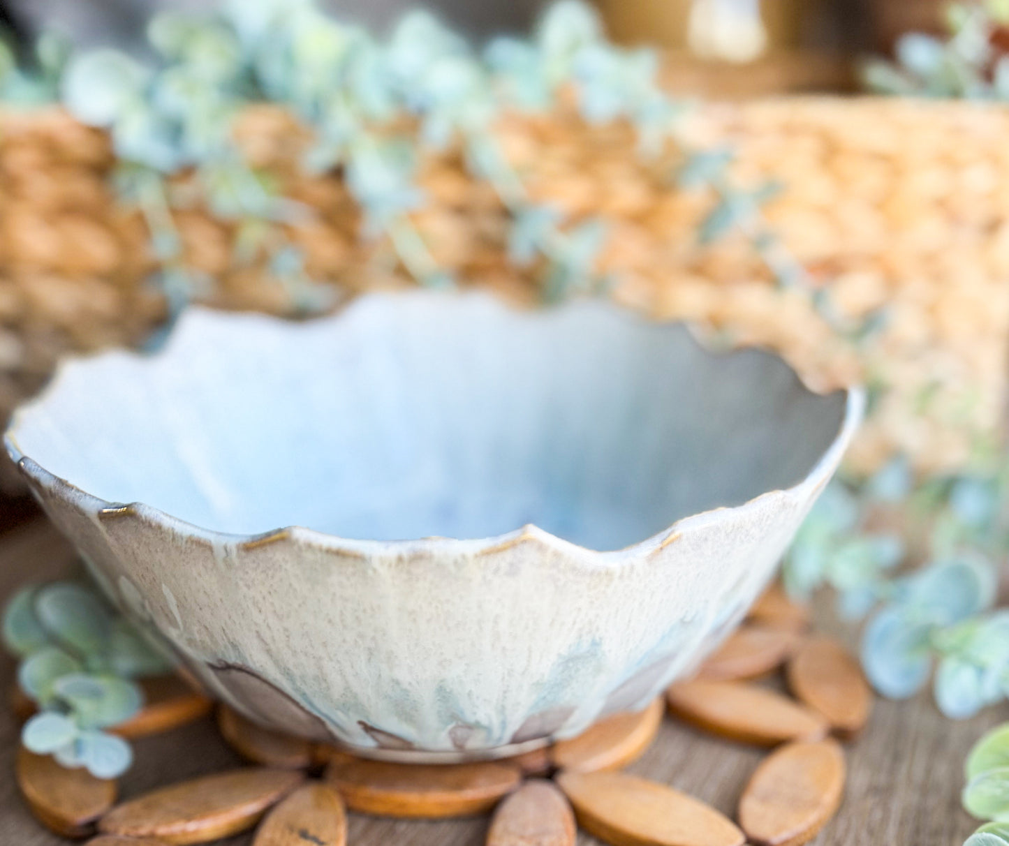 Melted Marshmallow Serving Bowl
