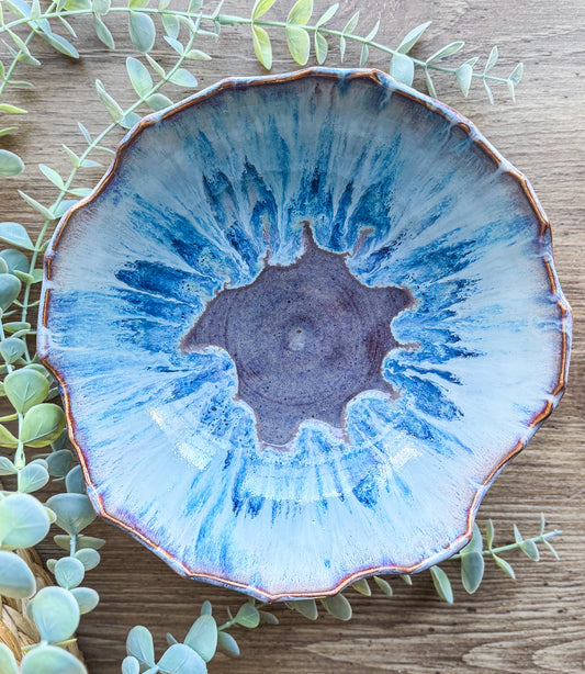 Ocean Tides Serving Bowl